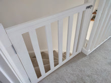 Load image into Gallery viewer, Bespoke made to measure Wooden Stair Gate
