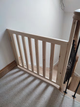 Load image into Gallery viewer, Bespoke made to measure Wooden Stair Gate
