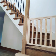 Load image into Gallery viewer, Bespoke made to measure Wooden Stair Gate
